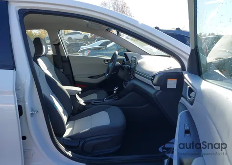 2020 Hyundai Ioniq Hybrid Blue from USA, damaged, VIN KMHC65LC9LU210281